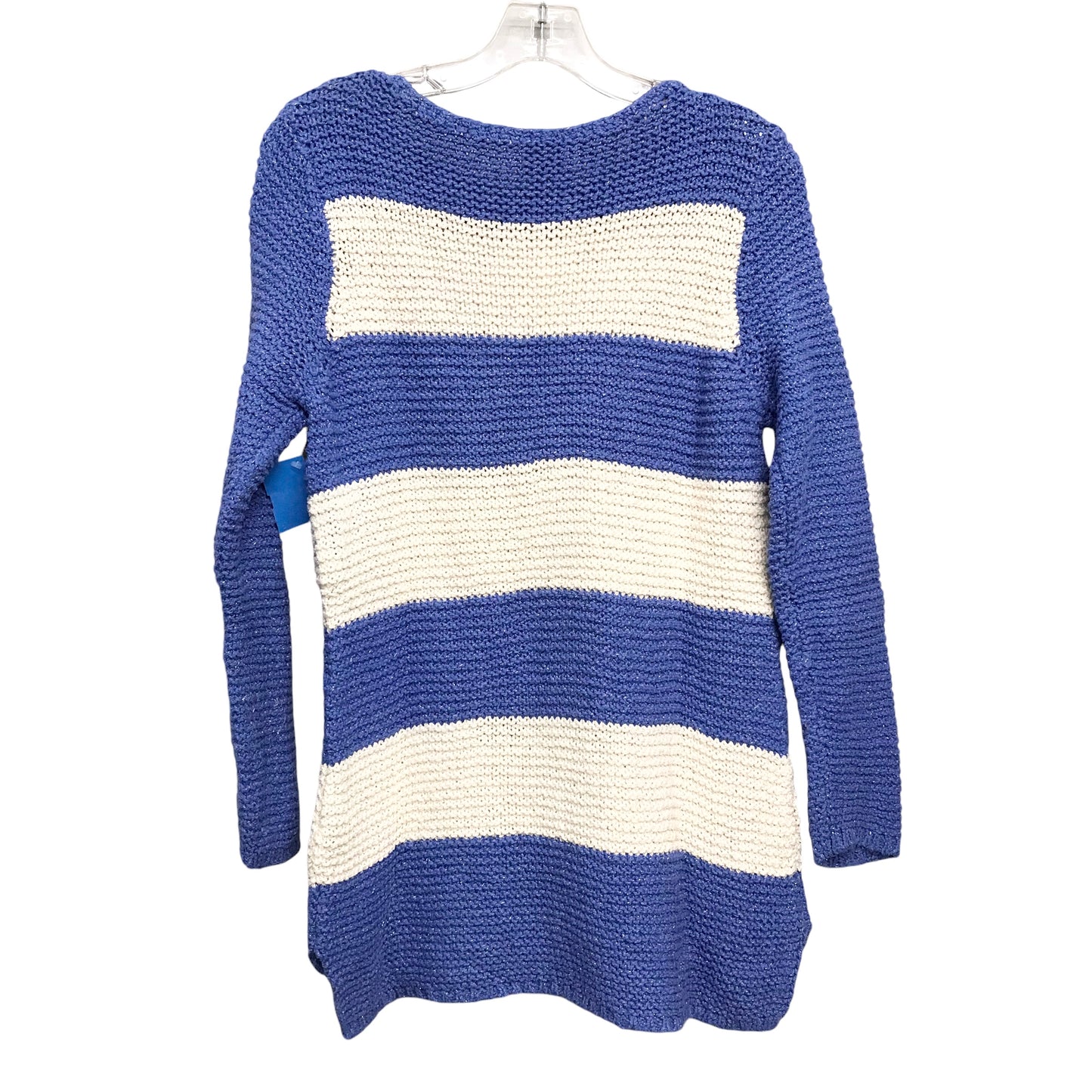 Sweater By Chicos In Striped Pattern, Size:M