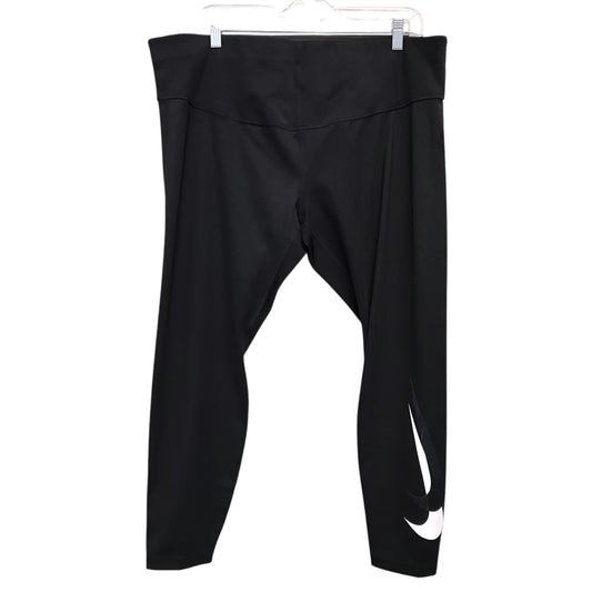Athletic Capris By Nike In Black, Size:2X