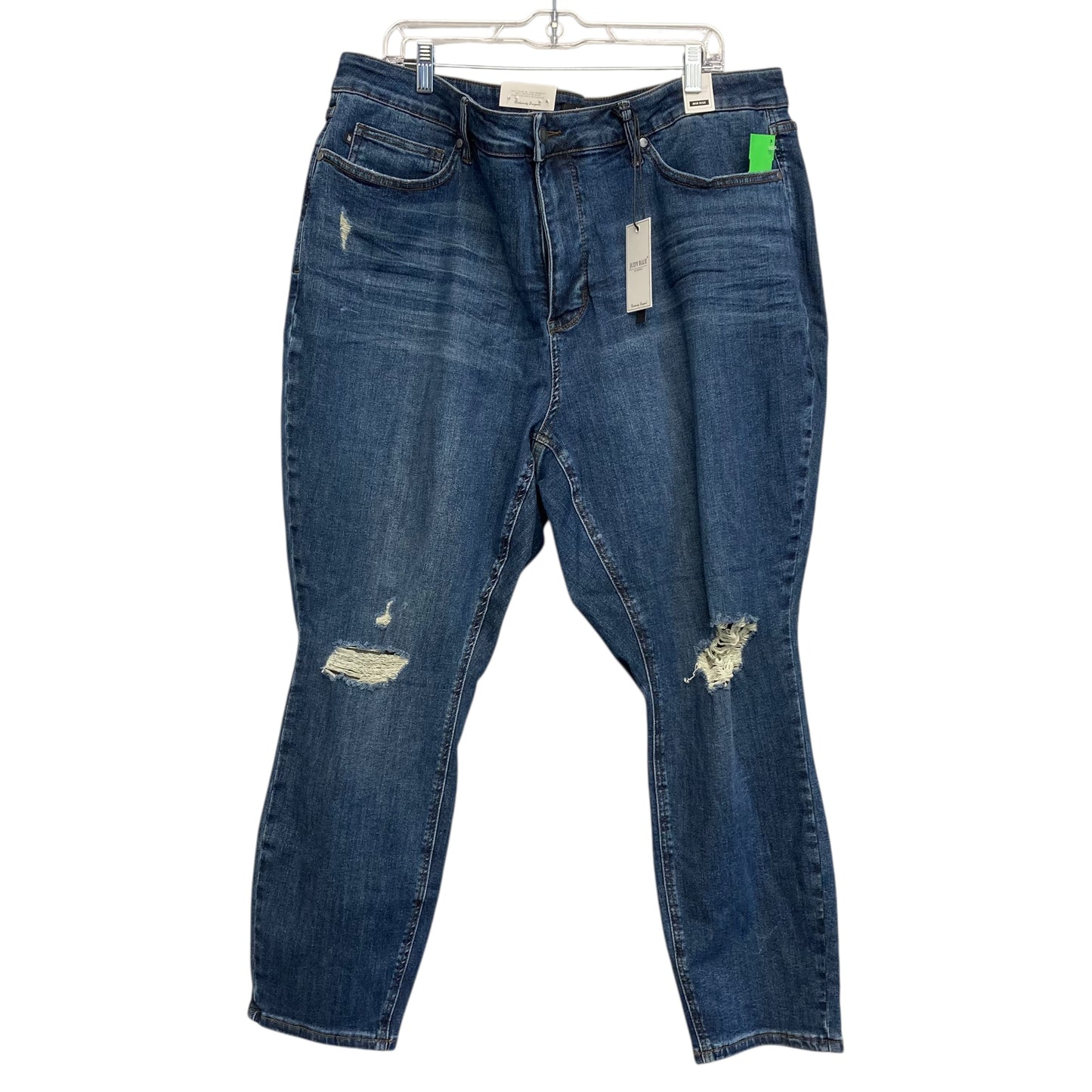 Jeans Skinny By Judy Blue In Blue Denim, Size:24