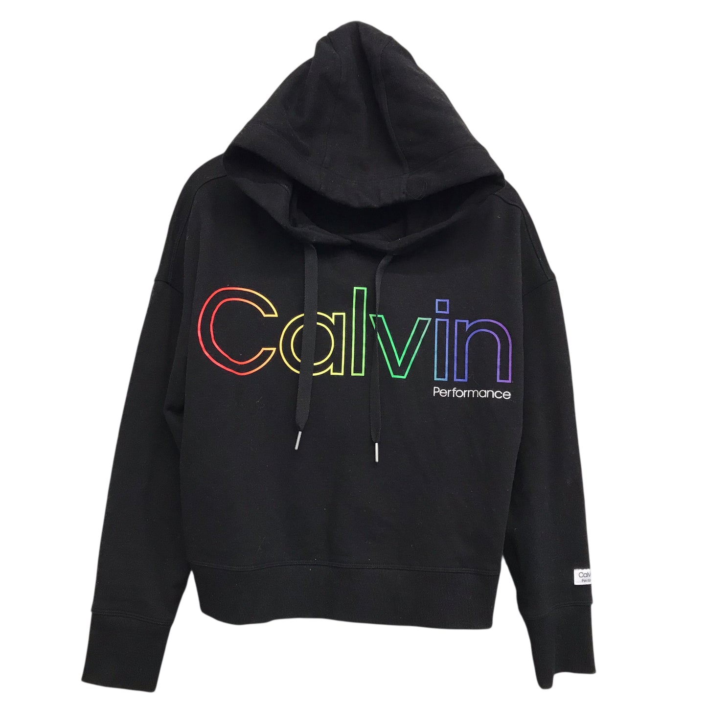 Athletic Sweatshirt Hoodie By Calvin Klein Performance In Black, Size:M