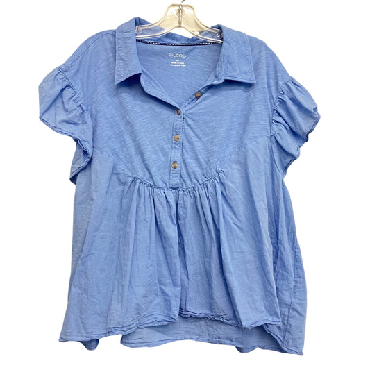 Top Ss By Pilcro In Blue, Size:Xl