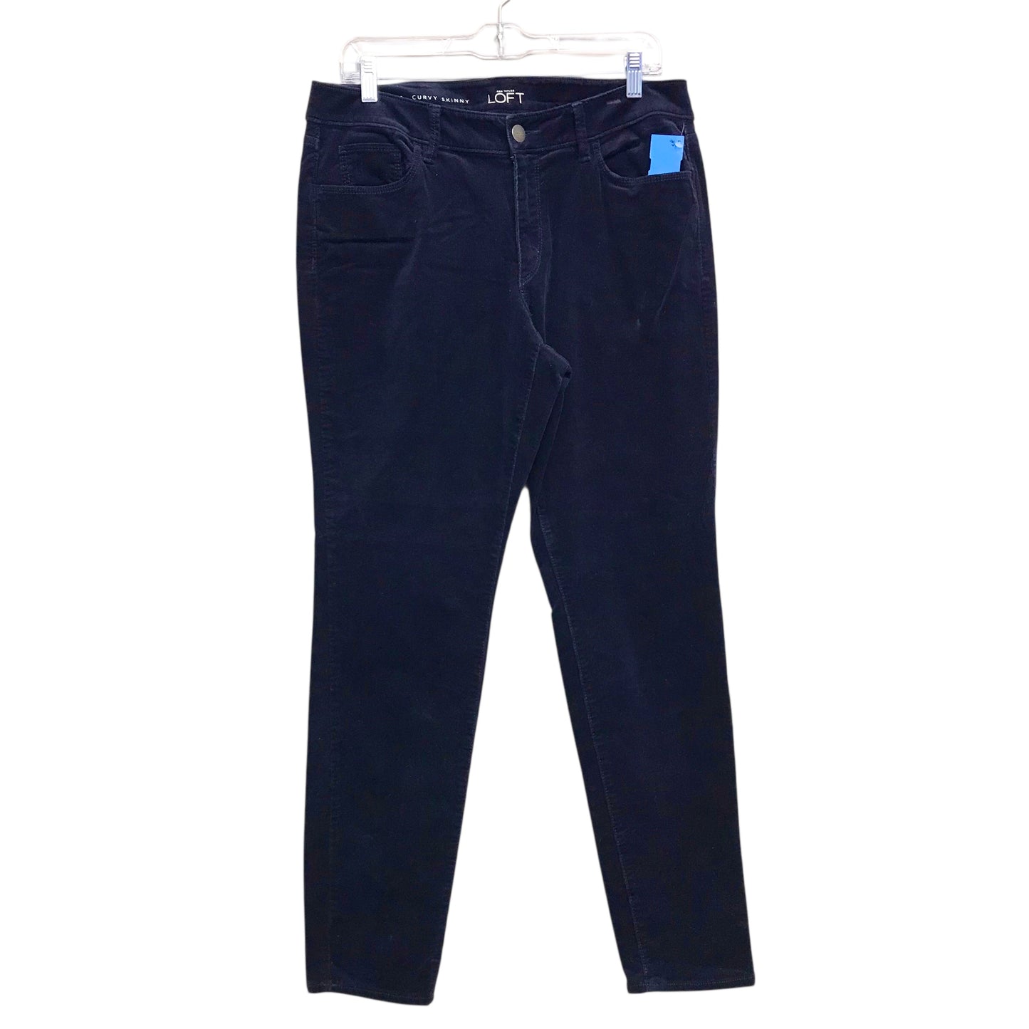 Pants Corduroy By Loft In Navy, Size:12