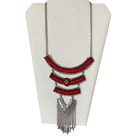 Necklace Statement In Silver