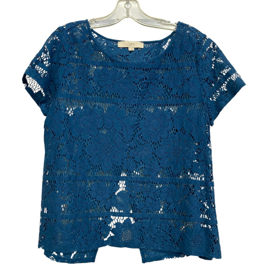 Top Ss By Loft In Blue, Size:S