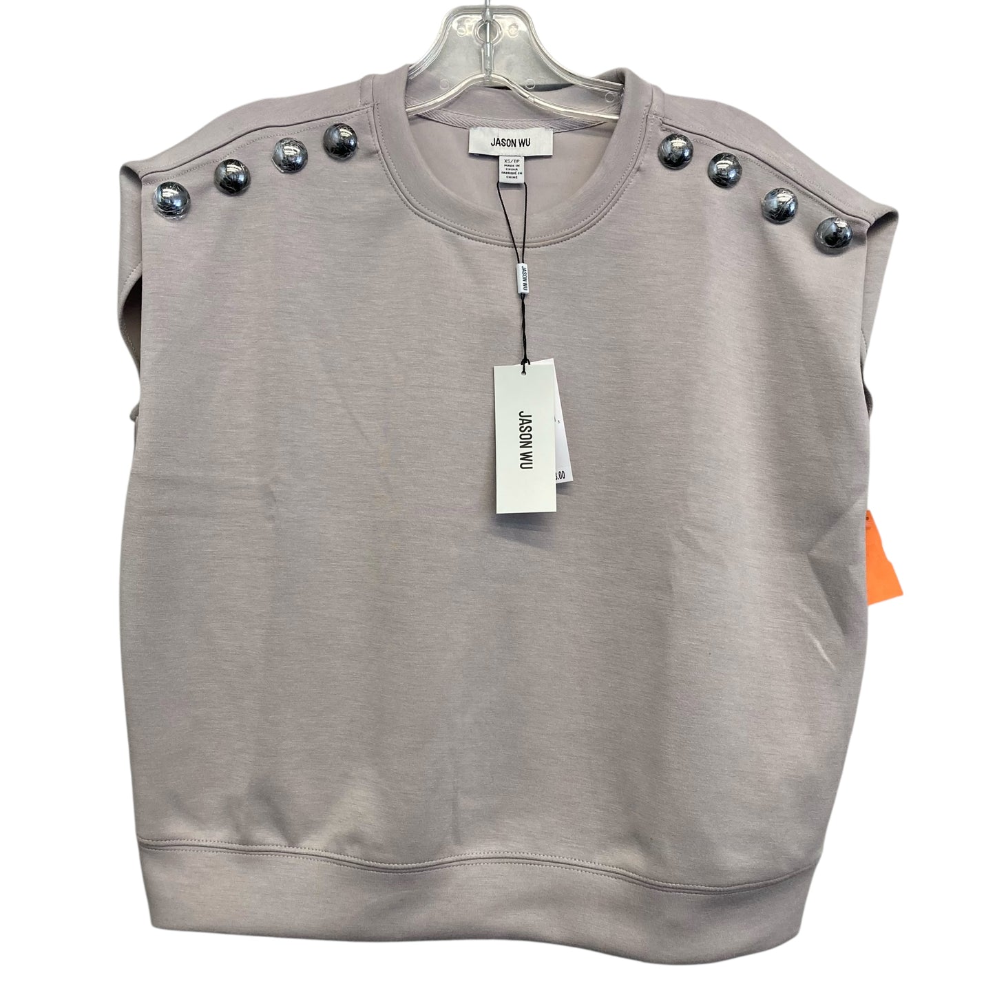 Top Sleeveless Designer By Jason Wu In Grey, Size:Xs