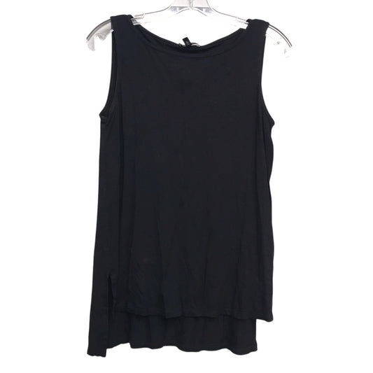 Top Sleeveless By Eileen Fisher In Black, Size:Xxs