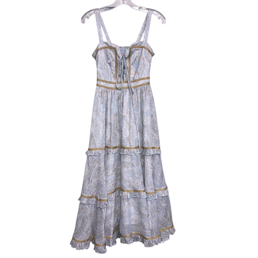 Dress Casual Midi By Kleid In Grey & Tan, Size:S