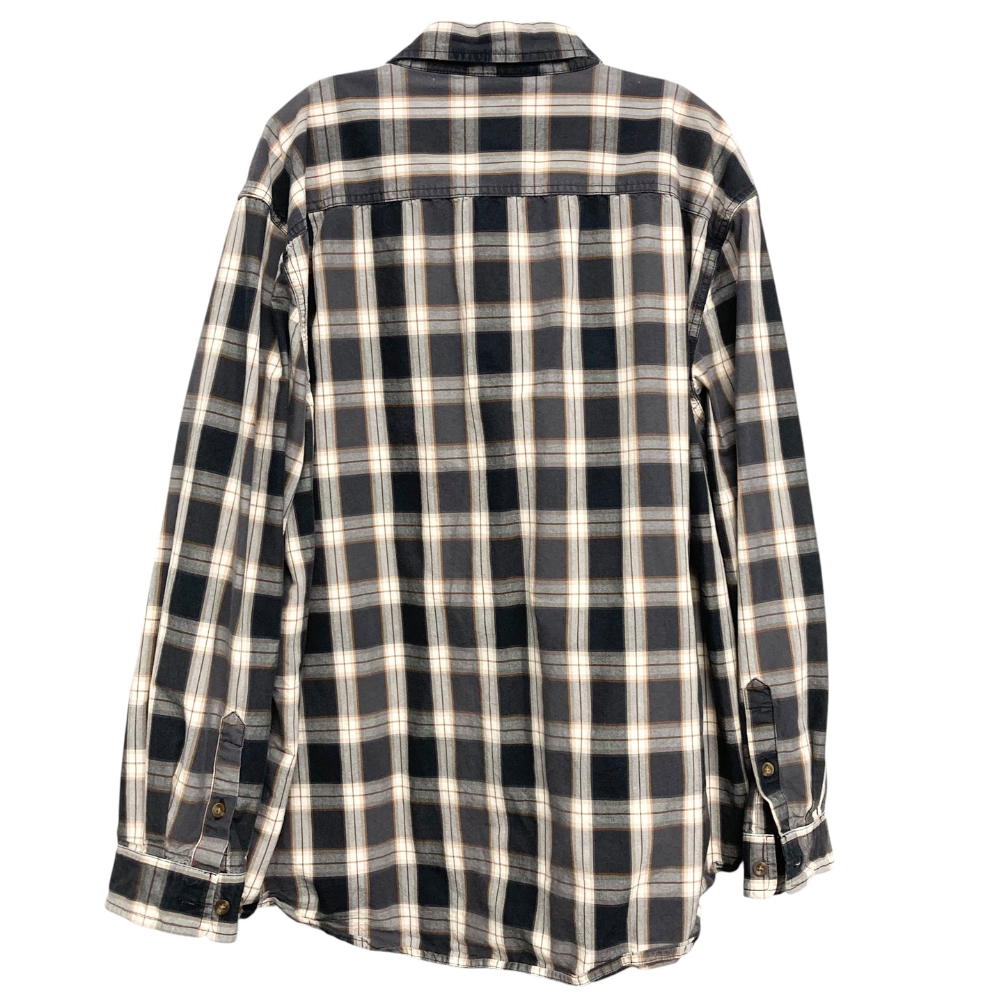 Top Ls By Carhartt In Plaid Pattern, Size:2X