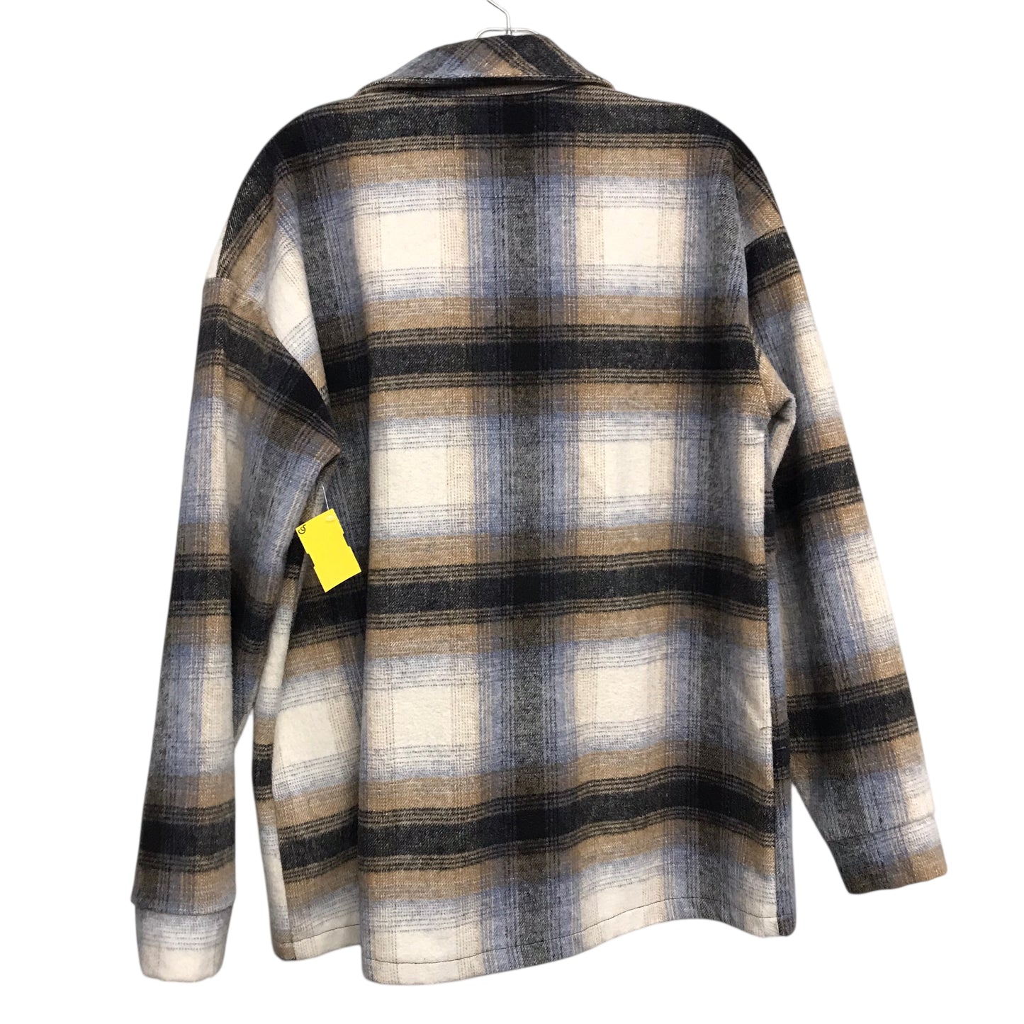 Jacket Shirt By Altard State In Plaid Pattern, Size:S