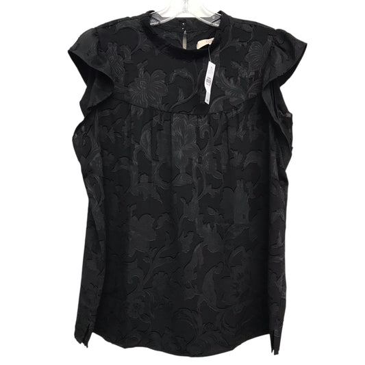 Top Sleeveless By Loft In Black, Size:L
