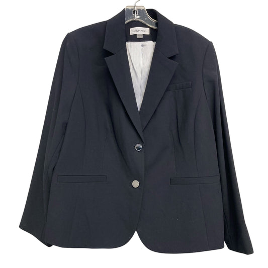 Blazer By Calvin Klein In Black, Size:1X