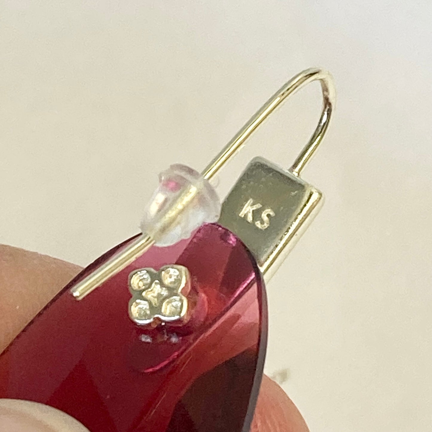 Earrings Dangle/Drop By Kendra Scott In Red