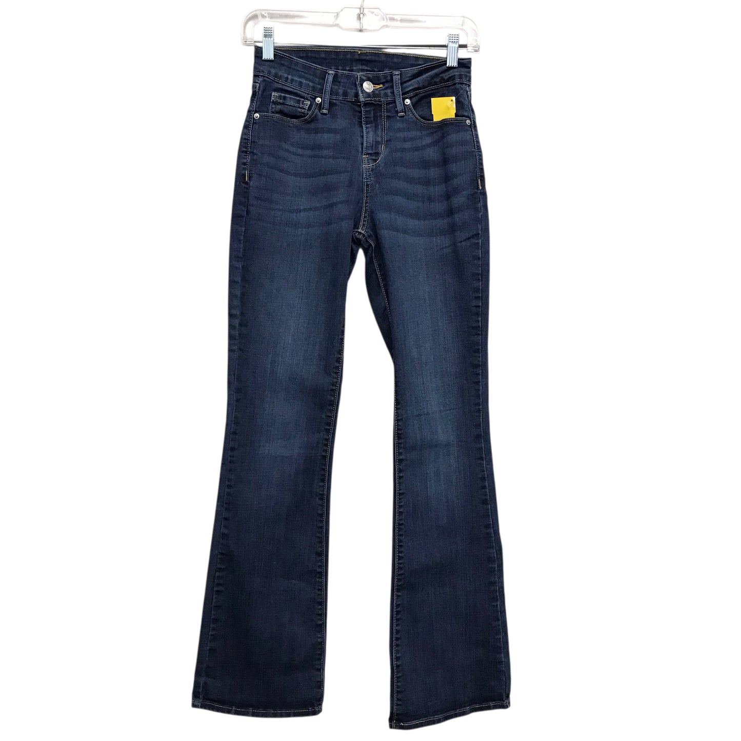 Jeans Boot Cut By Levis In Blue Denim, Size:2