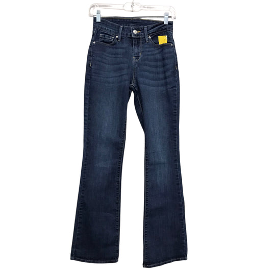 Jeans Boot Cut By Levis In Blue Denim, Size:2