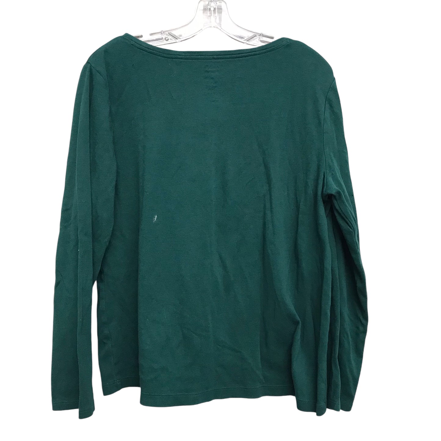 TOP LS BASIC by CROFT AND BARROW In GREEN & RED, Size: L