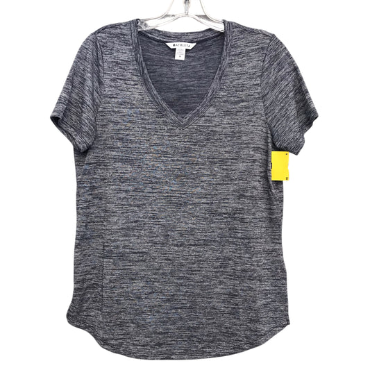 Athletic Top Ss By Athleta In Navy, Size:M