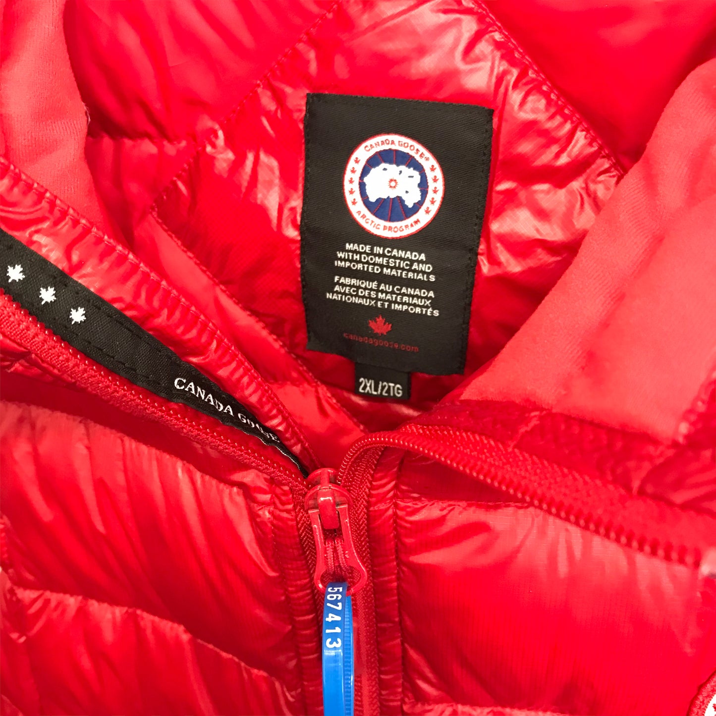 Vest Luxury Designer By Canada Goose In Red, Size:2X