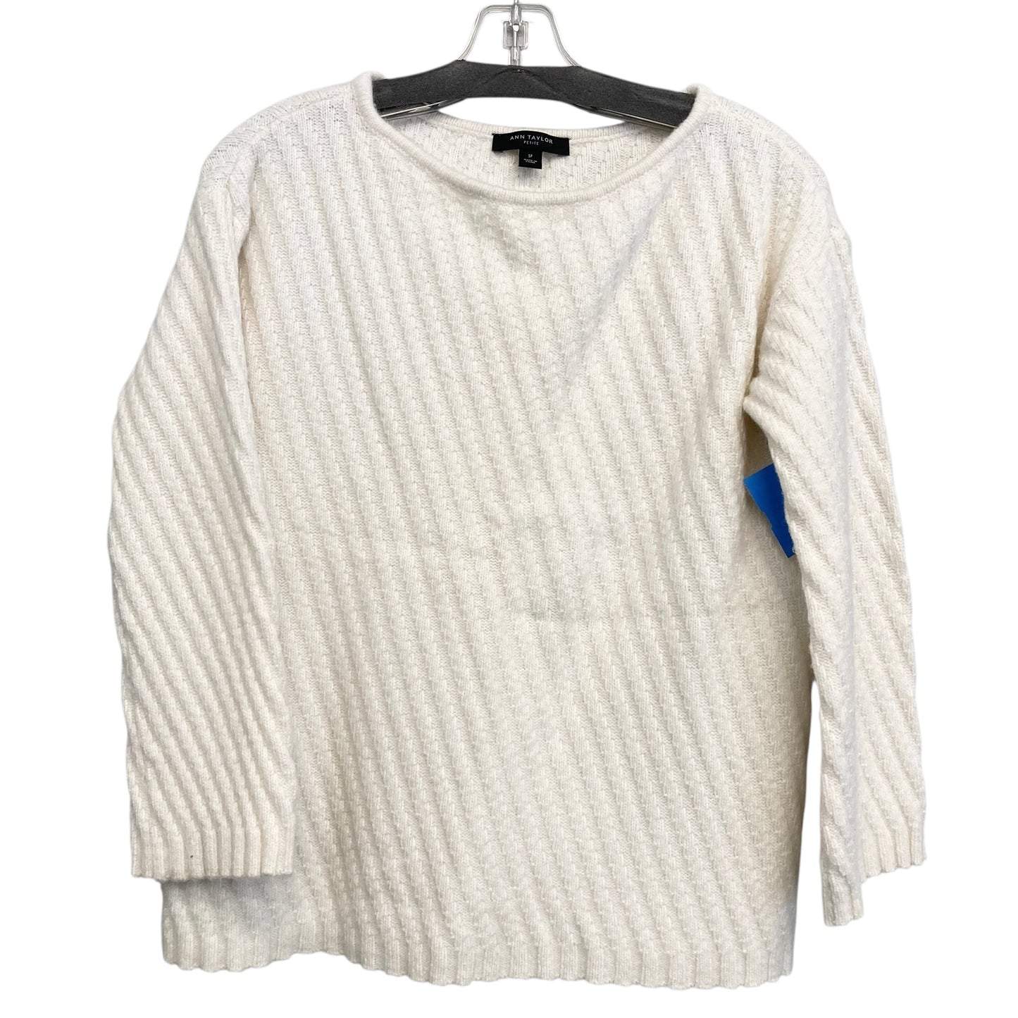Sweater By Ann Taylor In Cream, Size:Sp