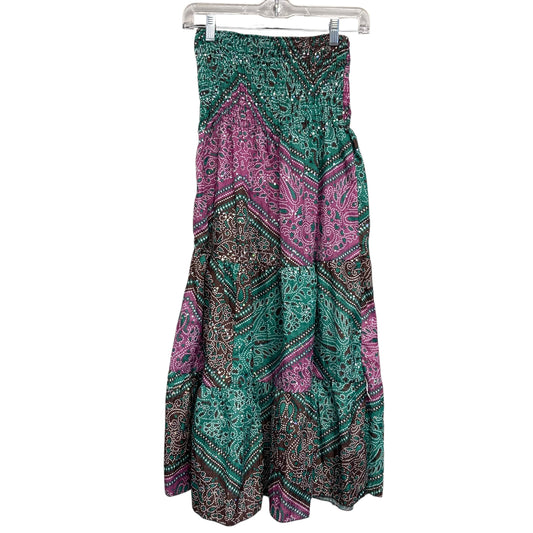 Dress Party Short By Castaways by Cramer In Green & Pink, Size:S