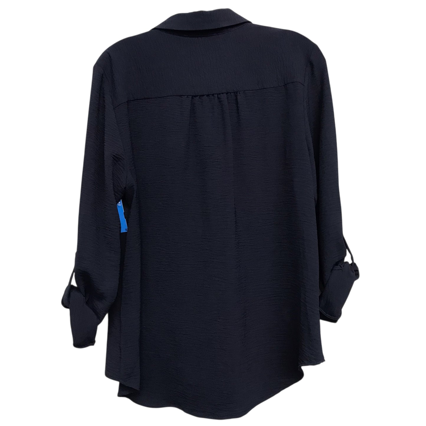 Blouse 3/4 Sleeve By Tommy Hilfiger In Navy, Size:S