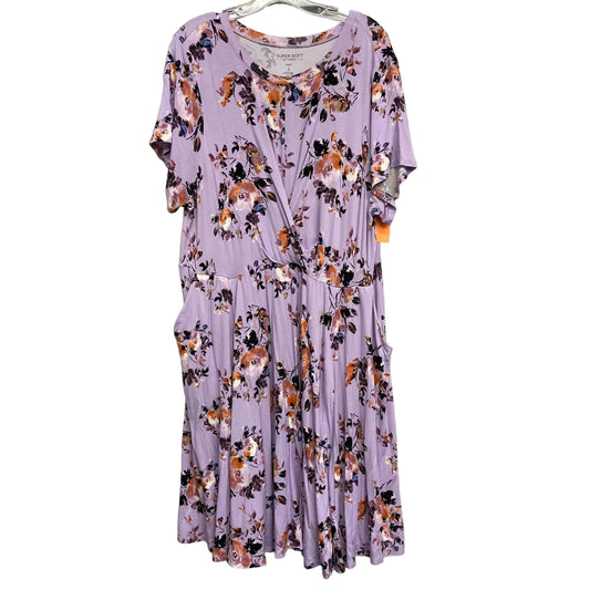 Dress Casual Short By Torrid In Floral Print, Size:3X