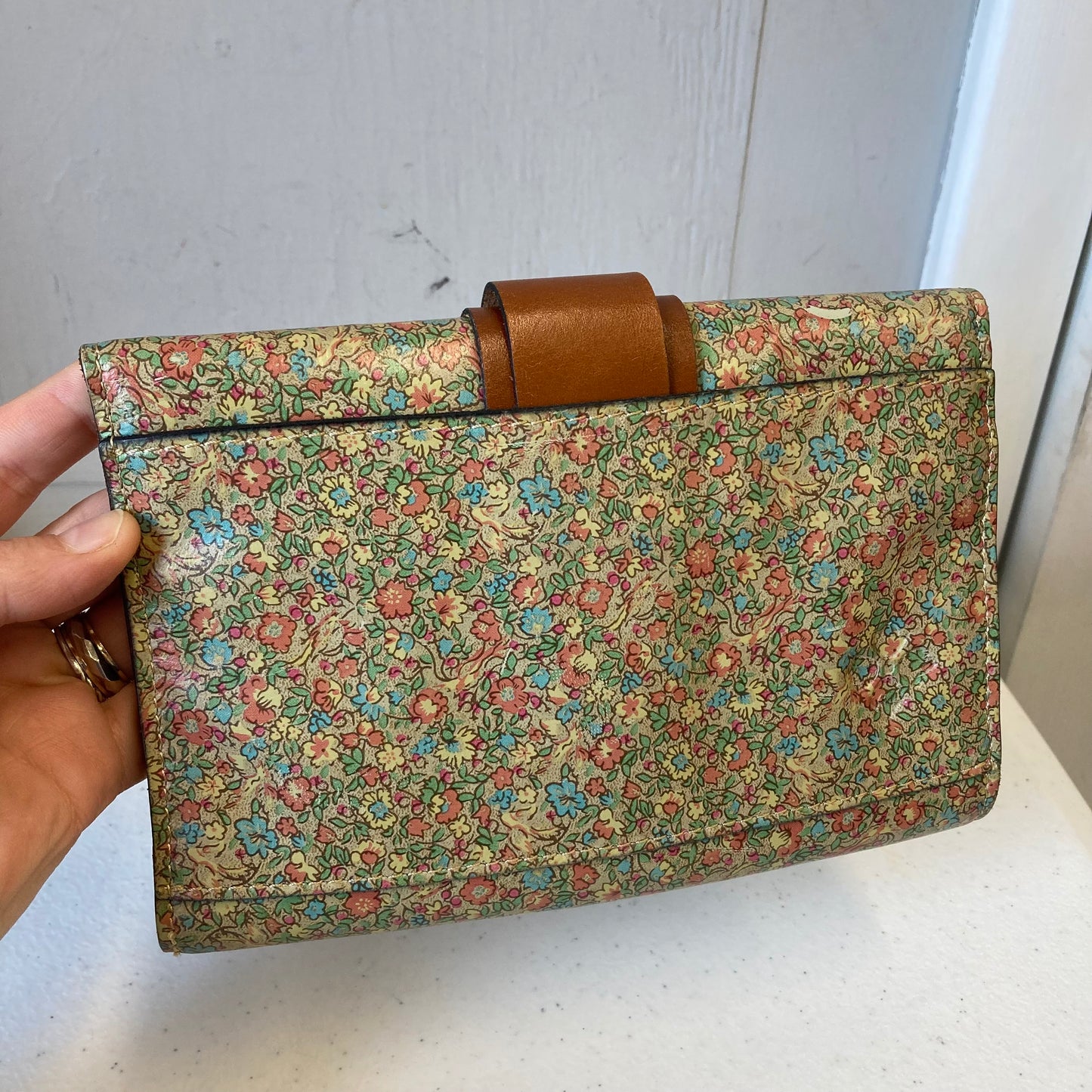 Wallet Designer By Patricia Nash In Floral Print, Size:Large