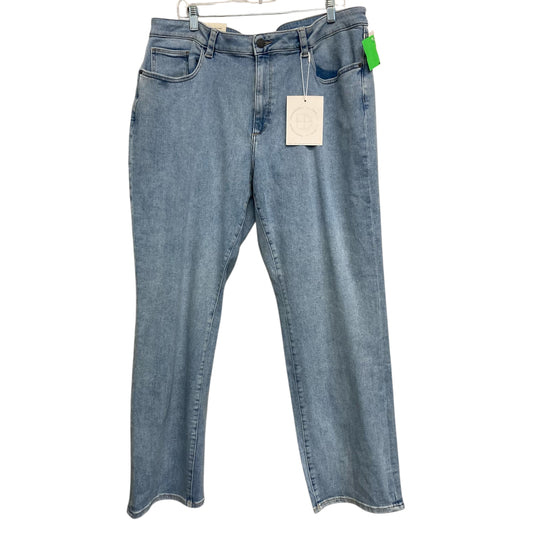 Jeans Straight By Dl1961 In Blue Denim, Size:18