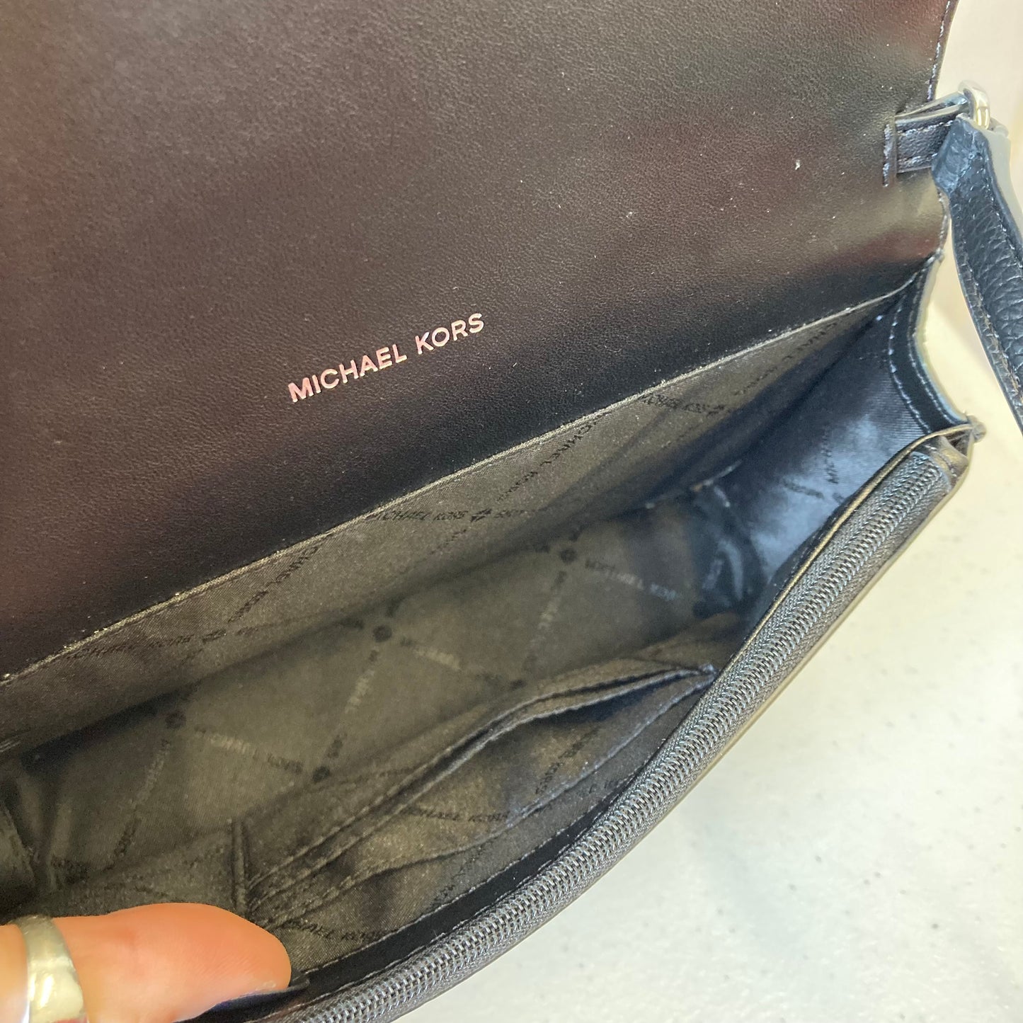 Crossbody Designer By Michael Kors In Black, Size:Small