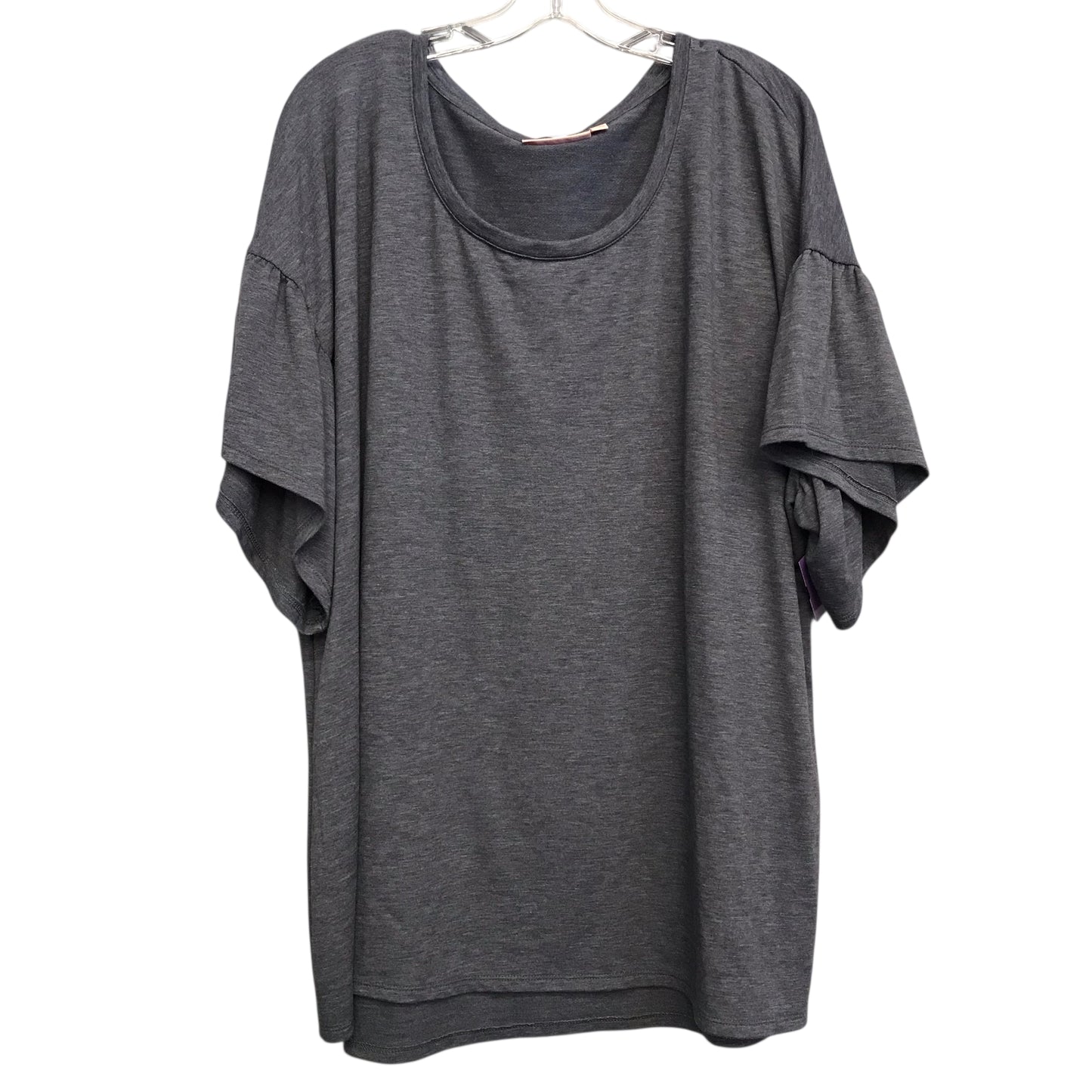Top Ss By Evri In Grey, Size:3X