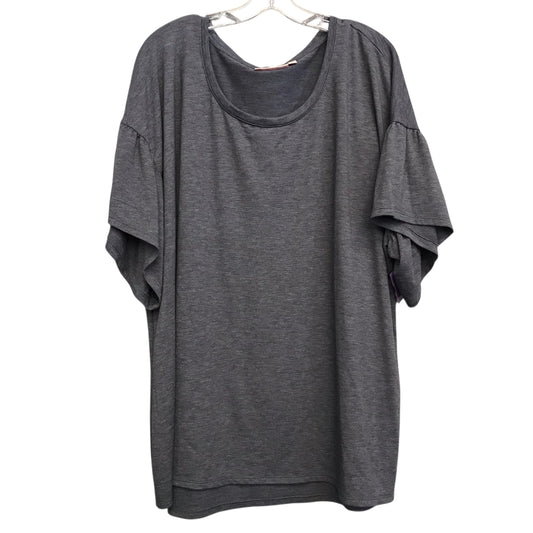 Top Ss By Evri In Grey, Size:3X
