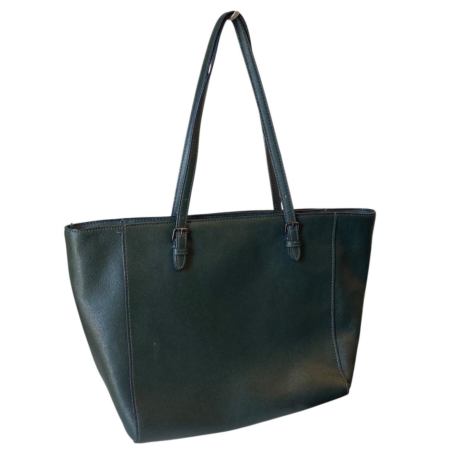 Handbag Designer By Coach In Green, Size:Large