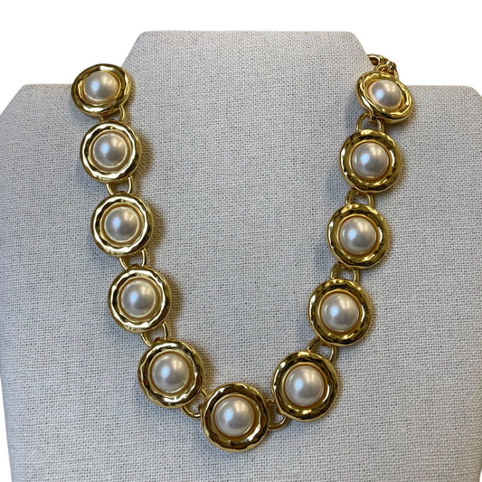 Necklace Choker & Collar By J. Crew In Gold & White