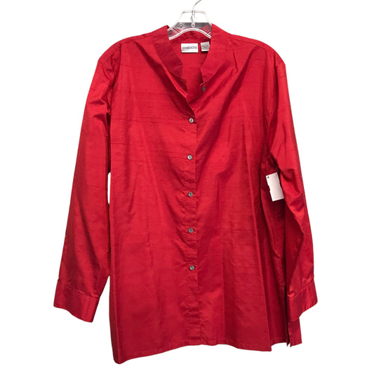 Top Ls By Chicos In Red, Size:Xl