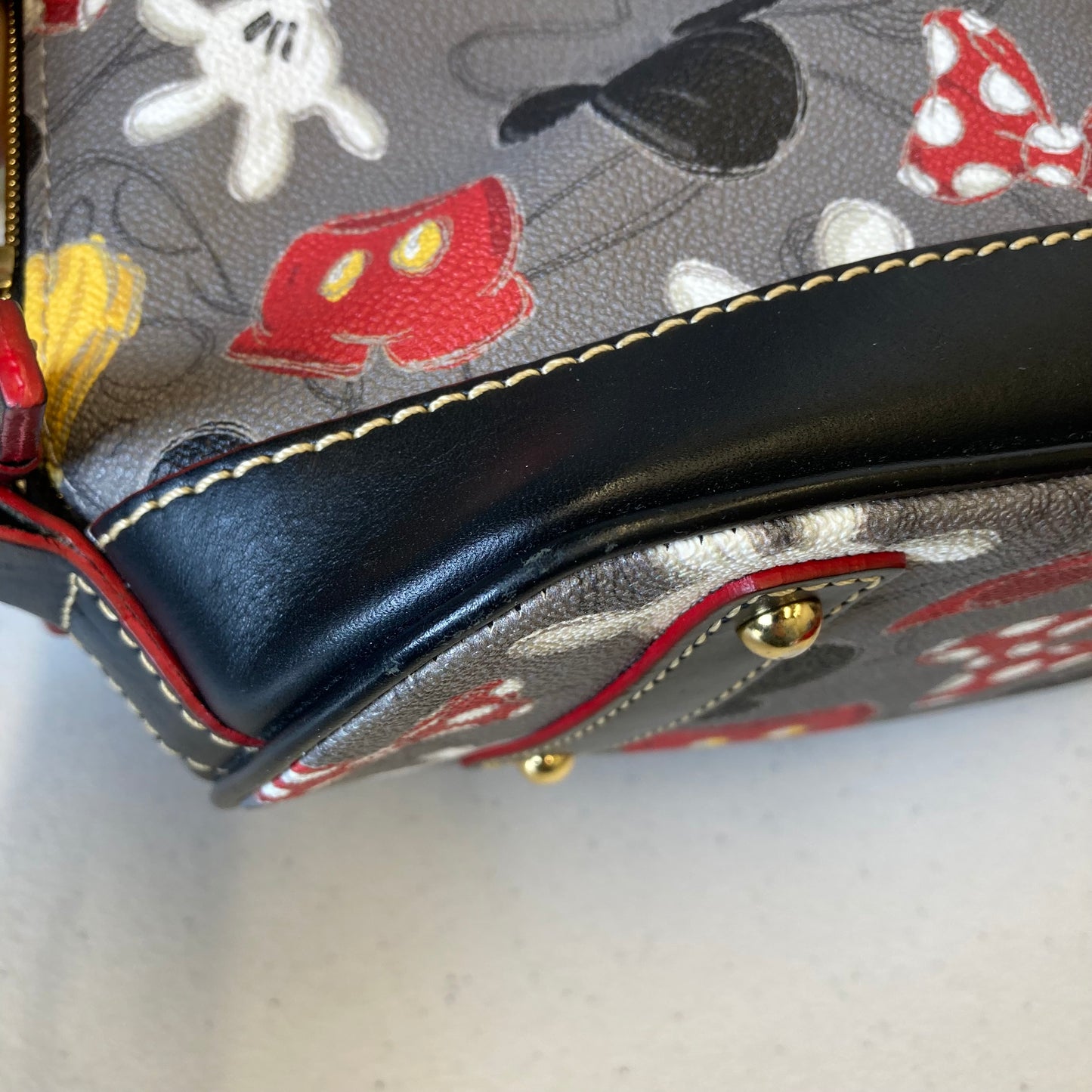 Handbag Designer By Dooney And Bourke In Grey, Size:Large