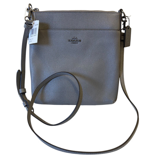 Crossbody Designer By Coach In Grey, Size:Small
