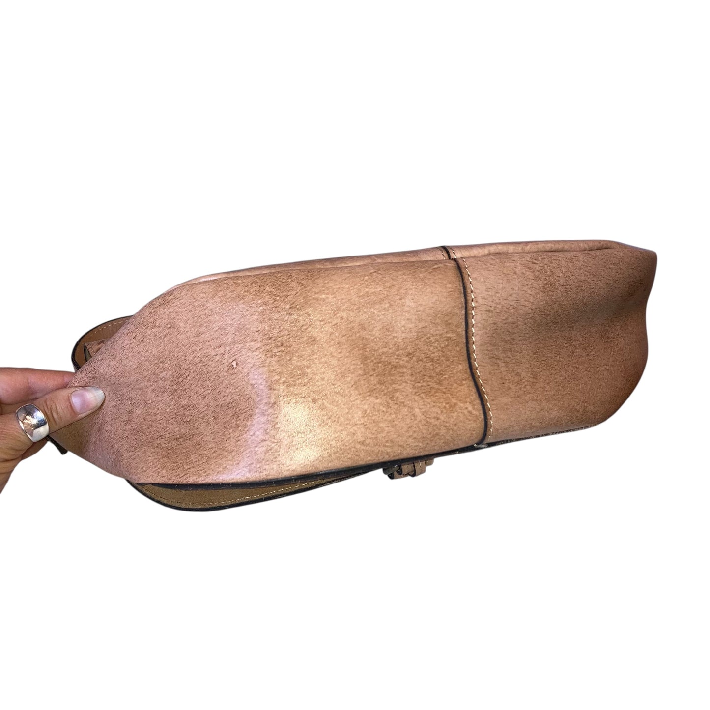 Crossbody Designer By Patricia Nash In Tan, Size:Large
