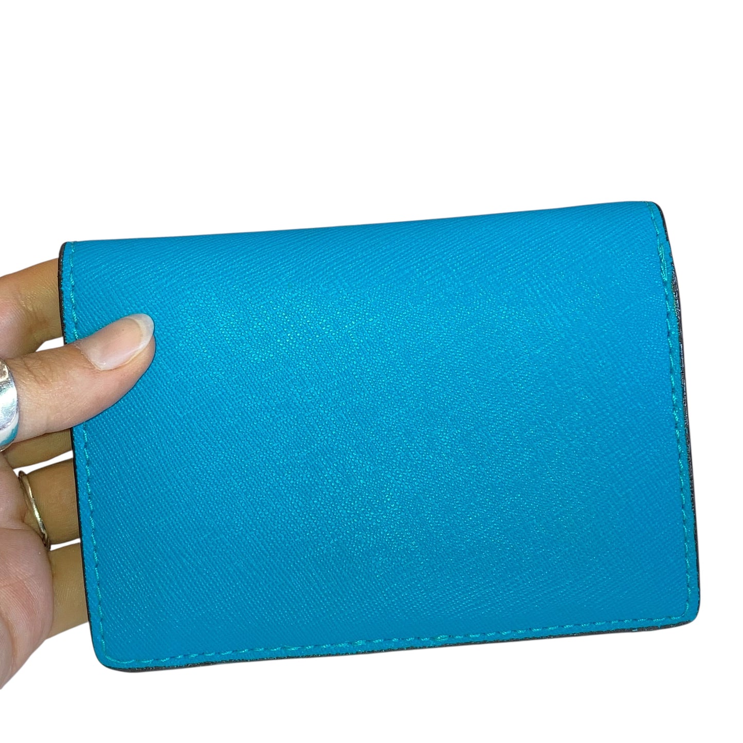 Wallet Designer By Michael Kors In Blue, Size:Small