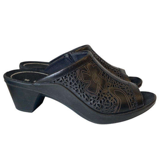 Sandals Heels Block By Romika In Black, Size:7.5