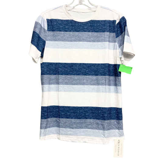 Top Ss Basic By Lily Coco In Blue & White, Size:S