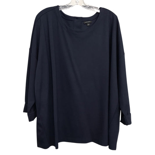 Top Ls By J. Jill In Navy, Size:3X