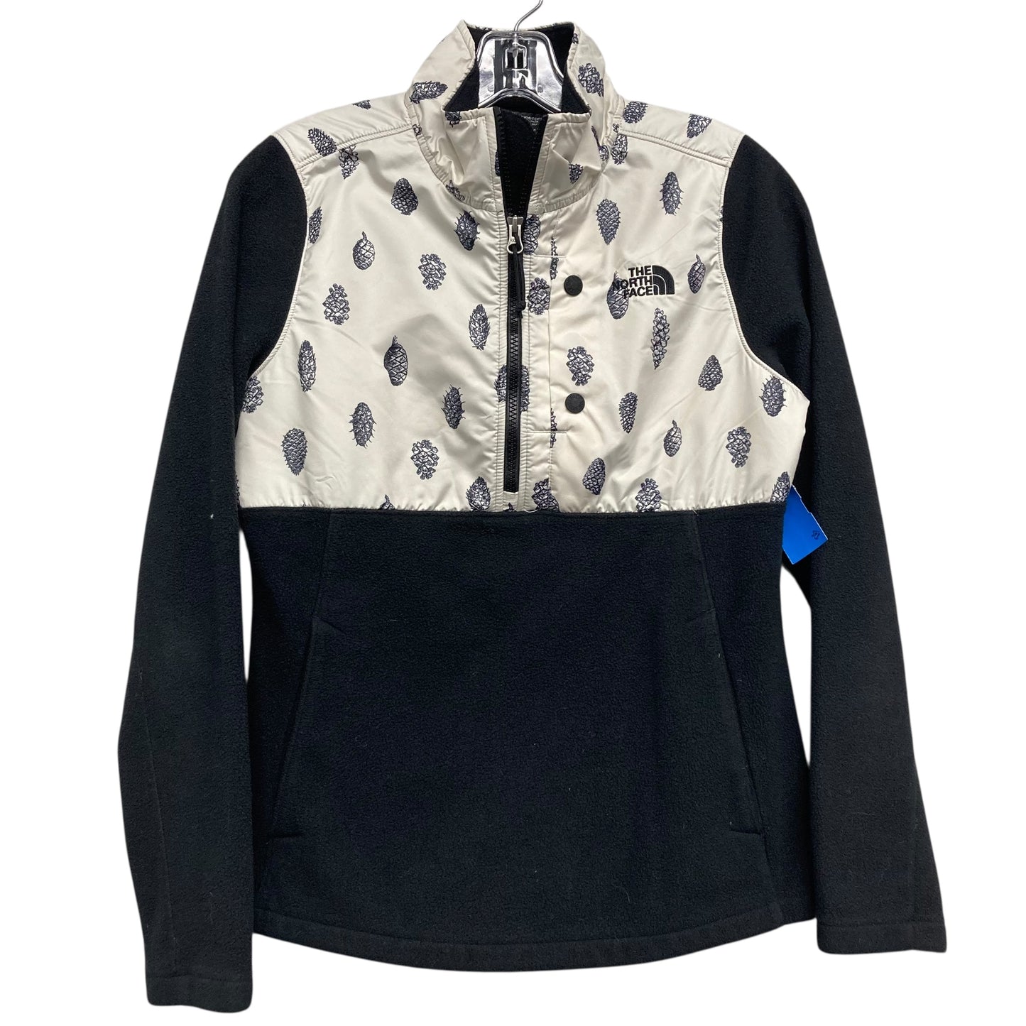 Athletic Fleece By The North Face In Black & White, Size:S