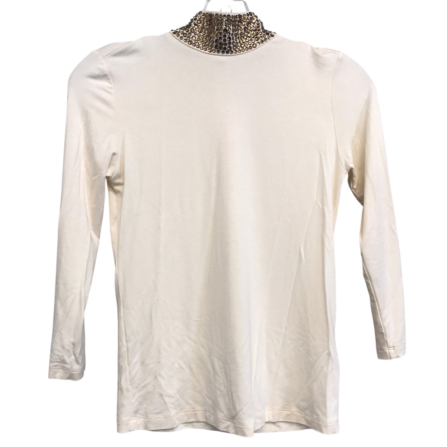 Top 3/4 Sleeve By L Agence In Cream, Size:Xs
