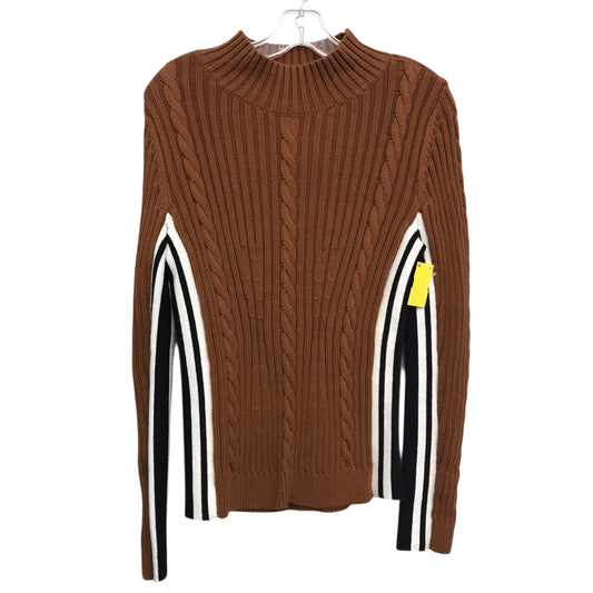 Sweater By Loft In Brown & White, Size:S