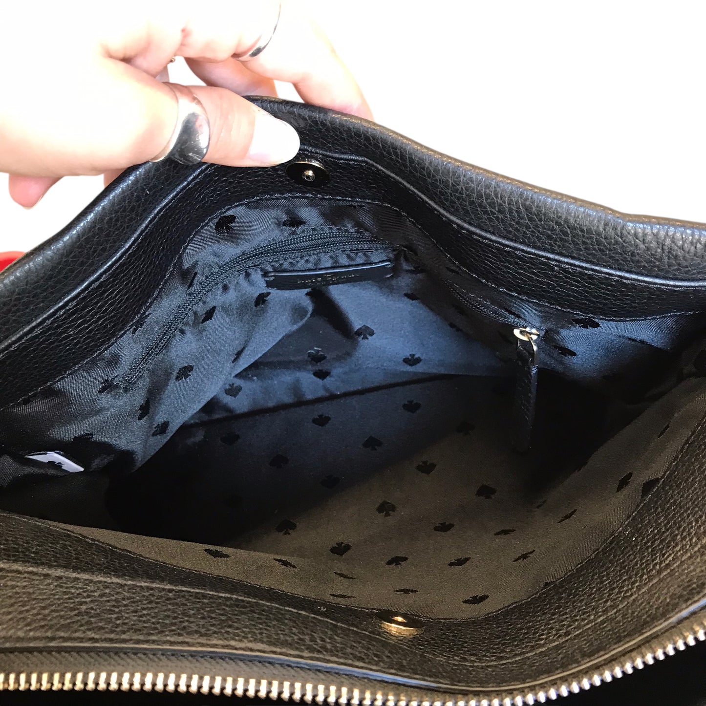 Handbag Designer By Kate Spade In Black, Size:Large