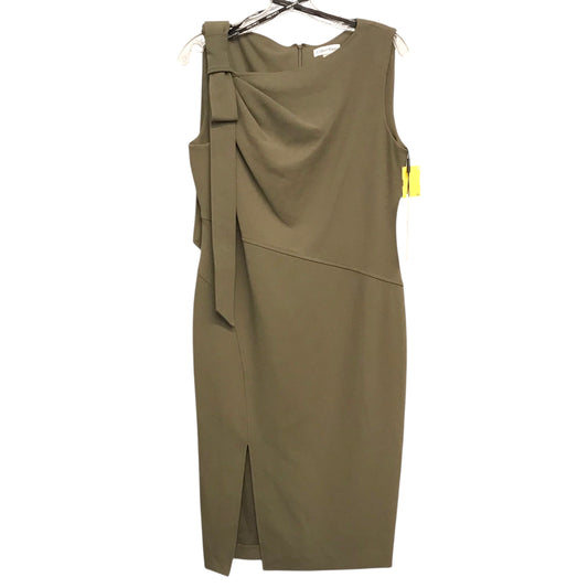 Dress Work By Calvin Klein In Green, Size:M