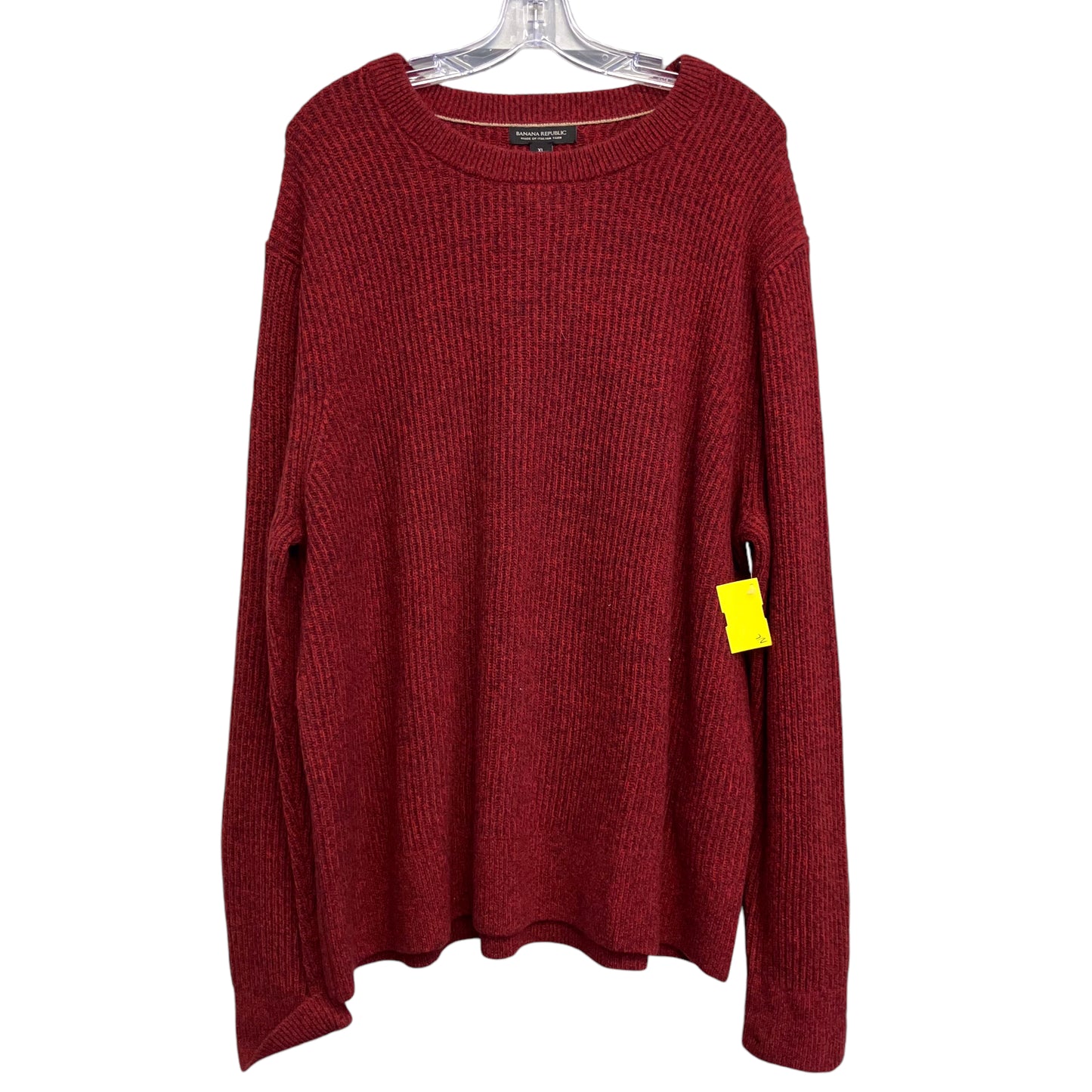 Sweater By Banana Republic In Red, Size:Xl