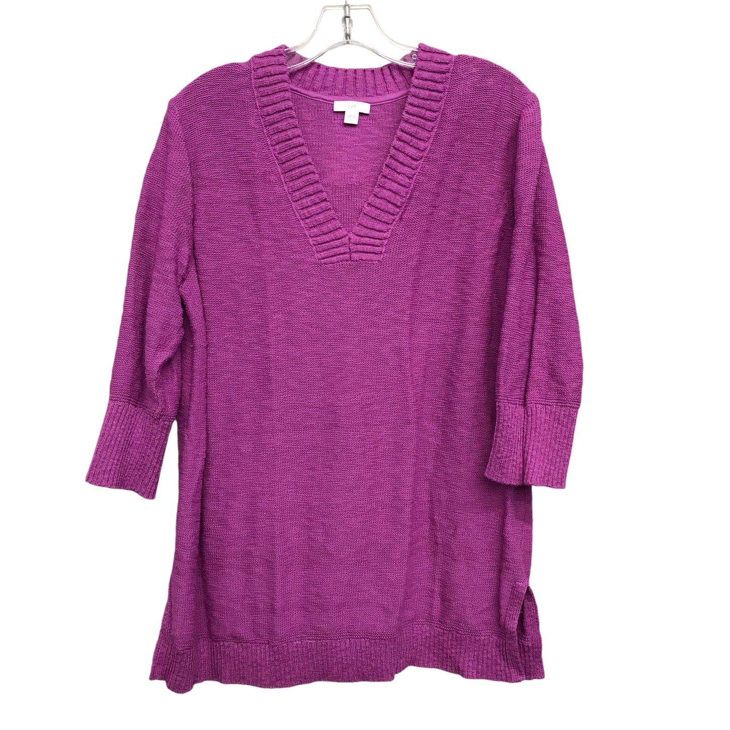 Sweater By J. Jill In Purple, Size:L