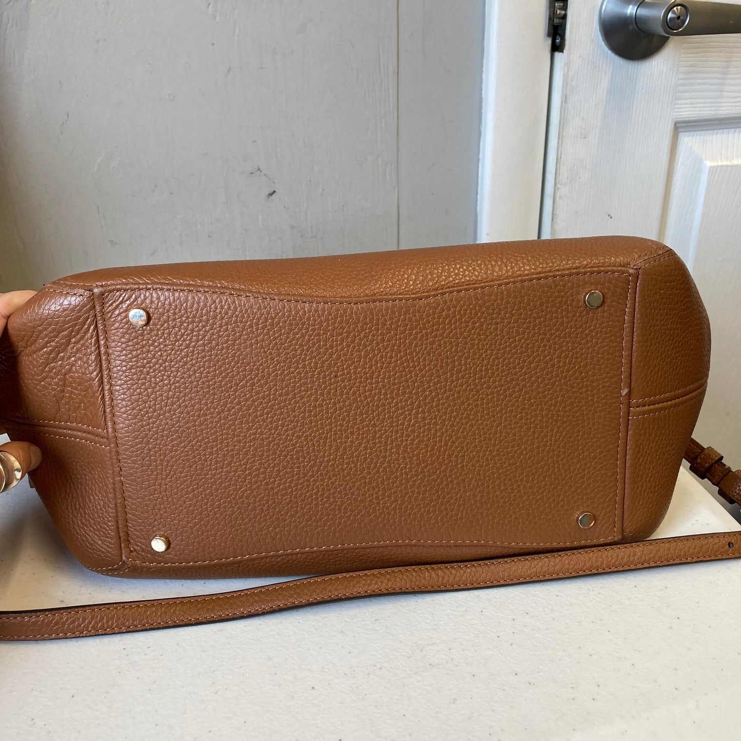 Handbag Designer By Kate Spade In Brown, Size:Large