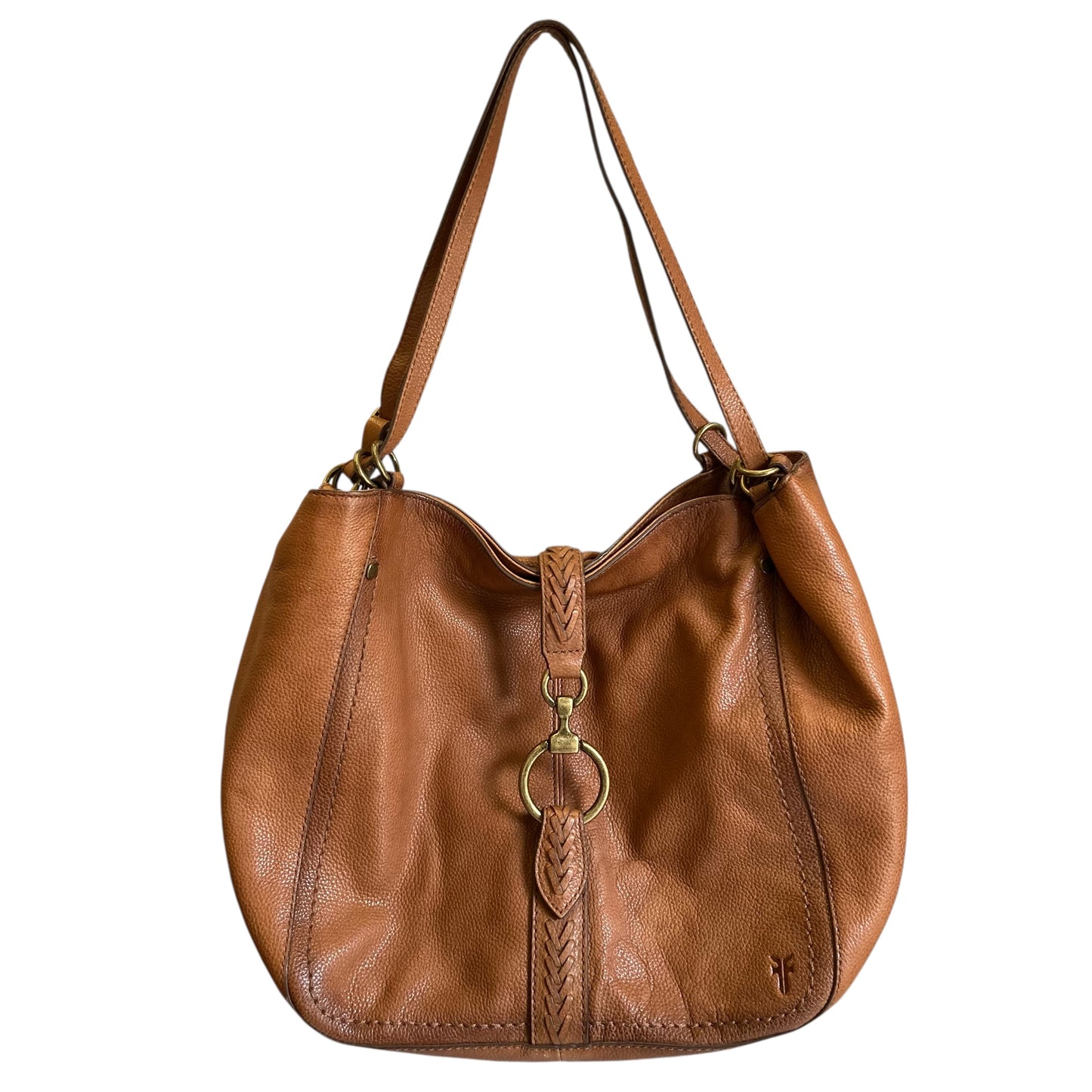 Handbag Designer By Frye In Brown, Size:Large