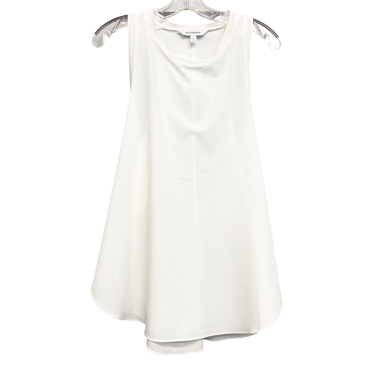 Top Sleeveless By BR Standard In White, Size:L